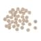 6 Packs: 36 ct. (216 total) 0.95" Wood Bead Halves by Make Market®